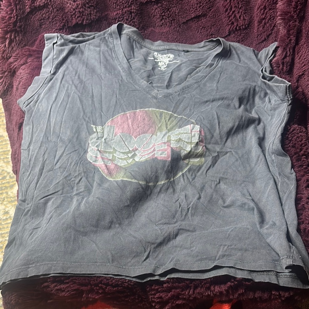 The Doors Charcoal Graphic V-Neck T-Shirt